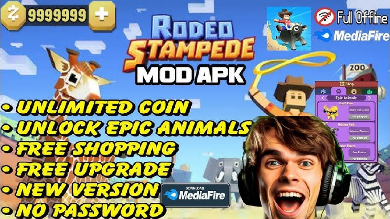 Rodeo Stampede Mod Apk Unlimited Money Free Shopping YouTube