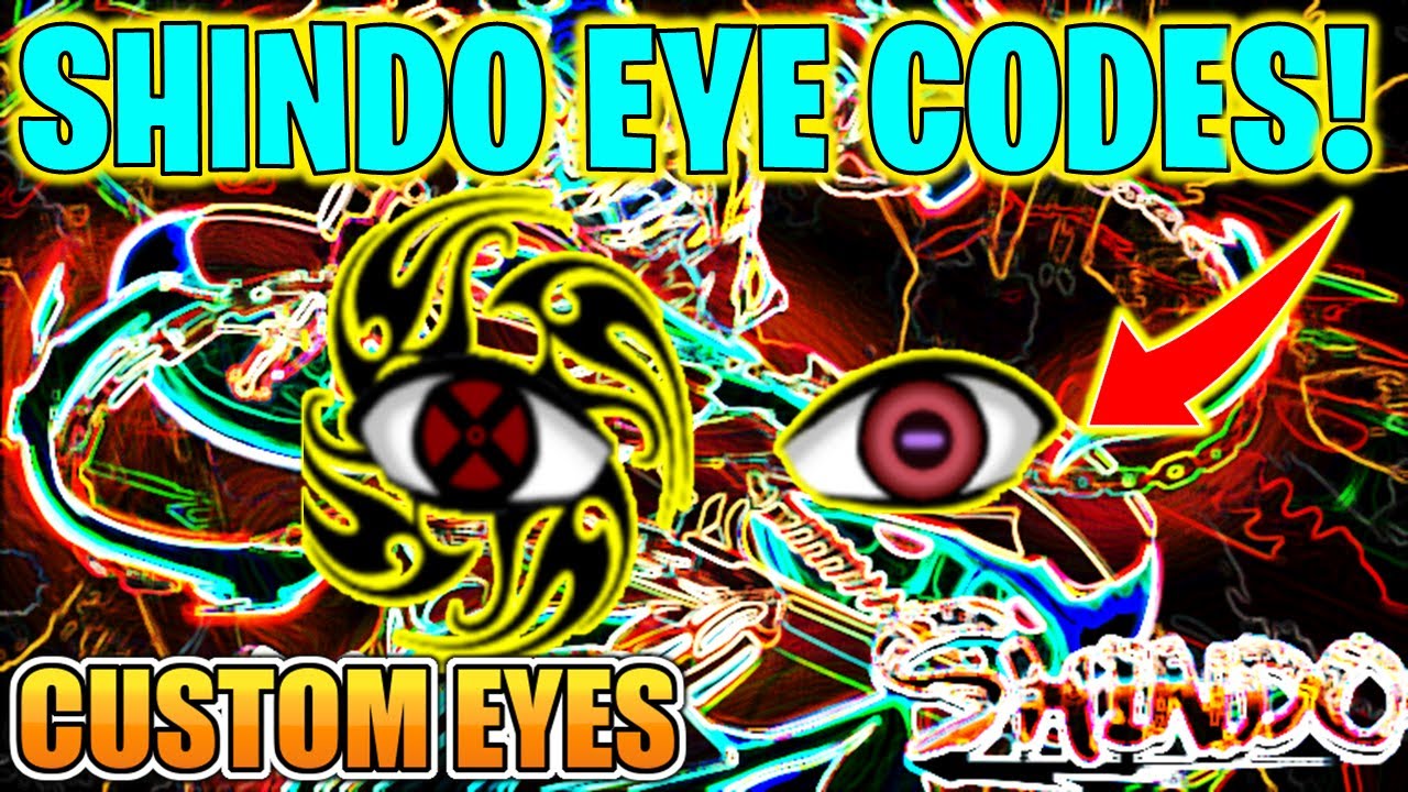 ⭐SHINDO LIFE ITACHI CUSTOM EYE CODES⭐