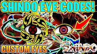 ⭐NEW SHINDO LIFE CUSTOM EYE CODES 2023