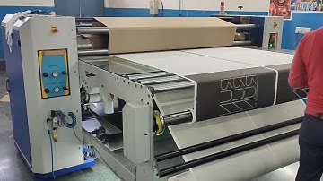 Sublimation Roll to roll heat transfer Printing with Conveyor Sublimation/Fabric/Saree Printing