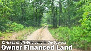 12.5 Acres ( Only $1,500 Down) Owner Financed Land For Sale in Missouri - PH07 #landforsale #ozarks