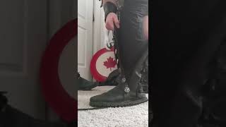 How to: Tying NativEarth 8-Button Boots.