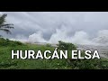 Huracán Elsa primeros efectos en Santo Domingo, República Dominicana