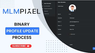 How to update Basic Information in Binary MLM Software in 2024 | Get MLM Software Free Demo