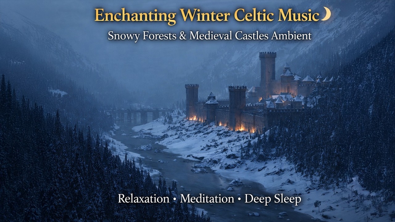 Enchanting Winter Celtic Music | Snowy Forests & Medieval Castles Ambient
