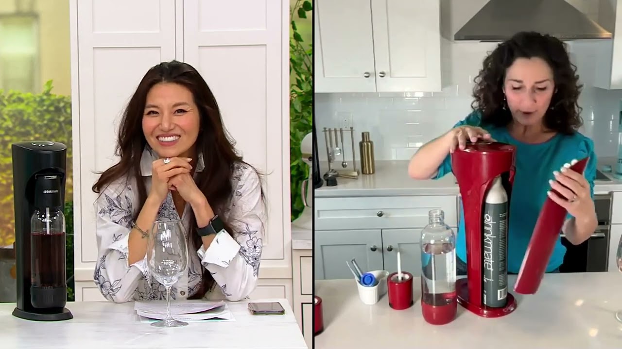 Drinkmate OmniFizz Countertop Carbonated Beverage Maker on QVC