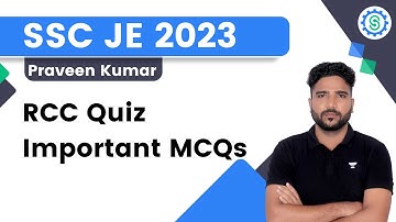 RCC Quiz | Important MCQs | Praveen Kumar