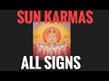 Sun karmas in all signs vedic astrology