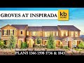 269K+ KB Homes The Groves at Inspirada | 1366 1598 1736 and 1843 plans! New Homes in Henderson