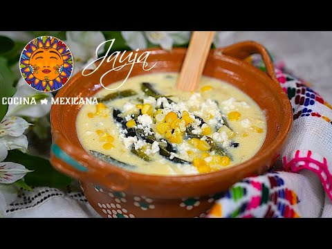 Sopa de Rajas y Elote
