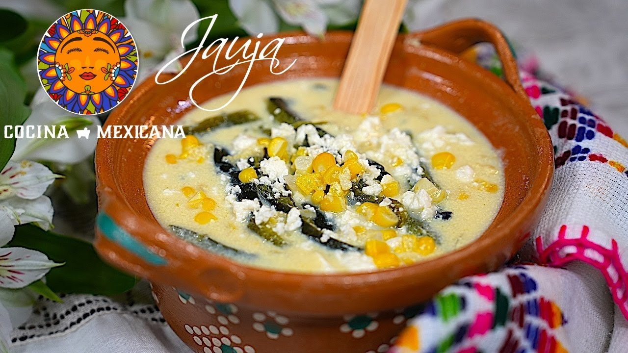 Sopa de Rajas y Elote