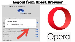 How to Logout from Opera Browser app | Sign Out from Opera Browser app | Techno Logic screenshot 5