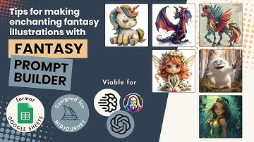 Create Fantasy themed images with the Fantasy Prompt Builder: Comprehensive Guide & Examples
