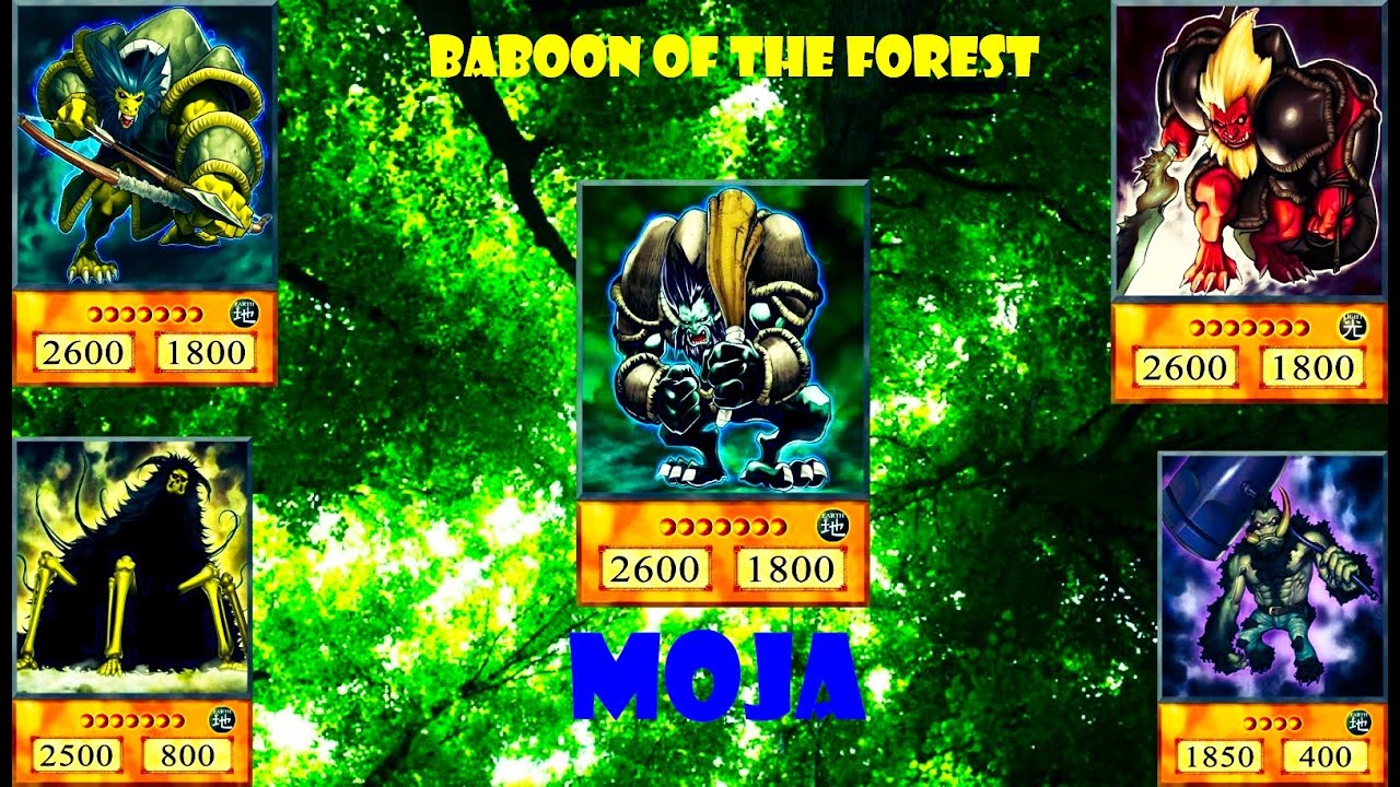 (YGOPRO)Baboon of the Forest deck,moja,King of the Beasts