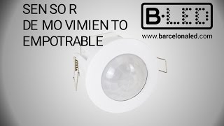 Rilevatore Movimento Da Soffitto SEBSON - 220V, IR, 360°, 6m, Per LED, Programmabile - Foto 6