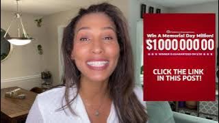 PCH Sweeps Alert: $1,000,000.00 Memorial Day Million!