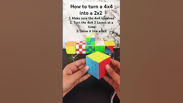 How to turn a 4x4 rubik