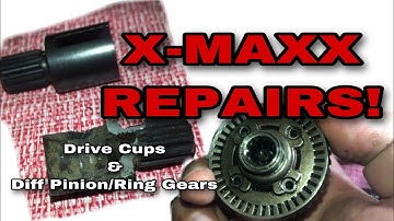 Traxxas X-Maxx Drive Cup & Diff Pinion & Ring Repair