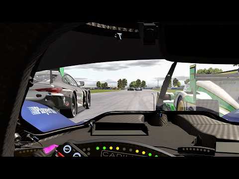 Driving through traffic at the Sebring 12HR