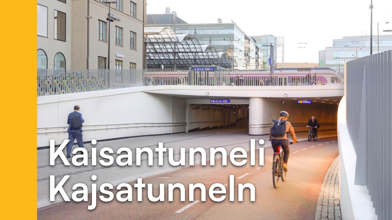 Kaisantunneli Bicycle Tunnel || Here in Helsinki
