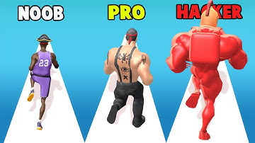 NOOB vs PRO vs HACKER I Muscle Rush