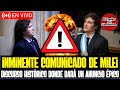 INMINENTE ANUNCIO HISTÓRICO DE MILEI EN UN DISCURSO A UN AÑO DE SU PRESIDENCIA