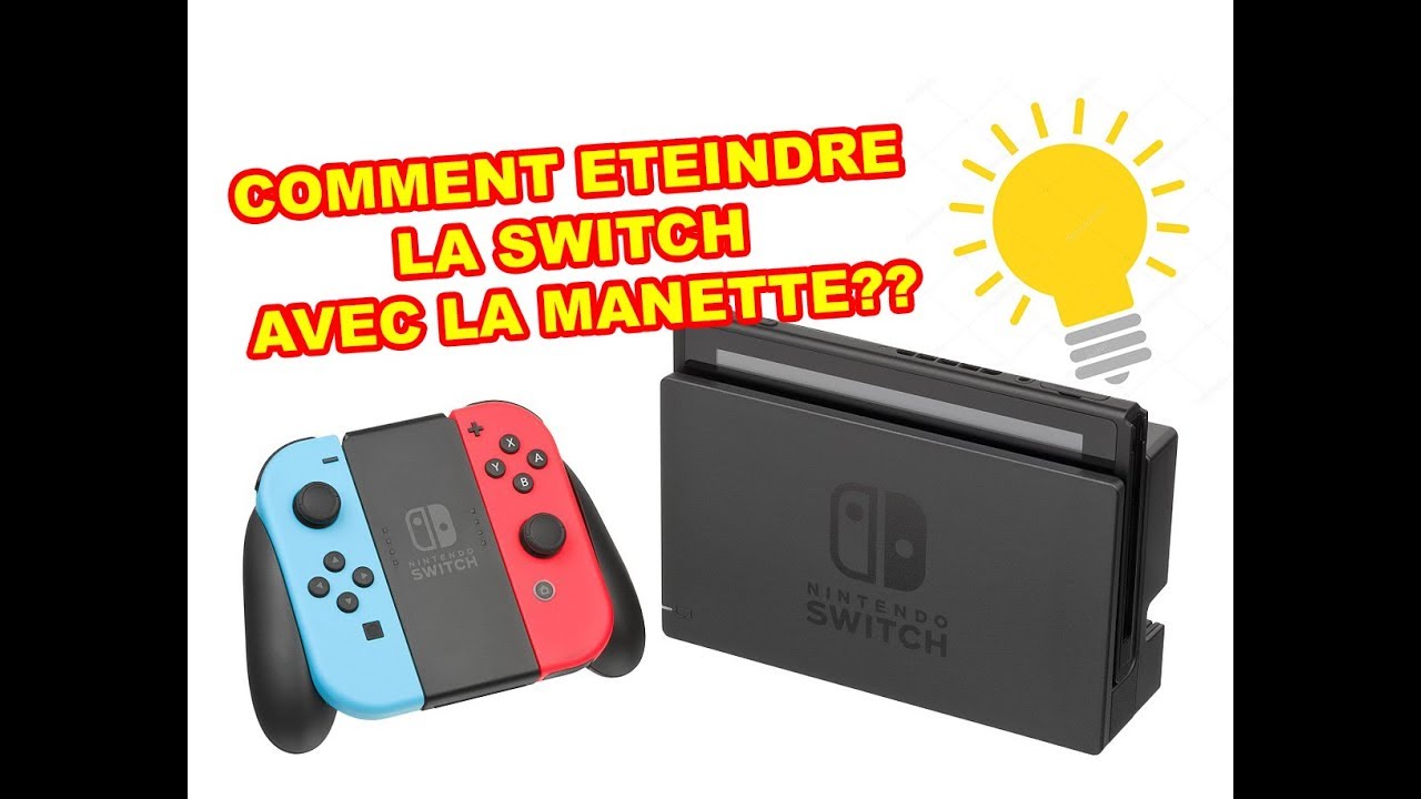 Celsius Infrarrojo profesional Comment rallumer ou éteindre la Switch de Nintendo avec la manette? -  YouTube
