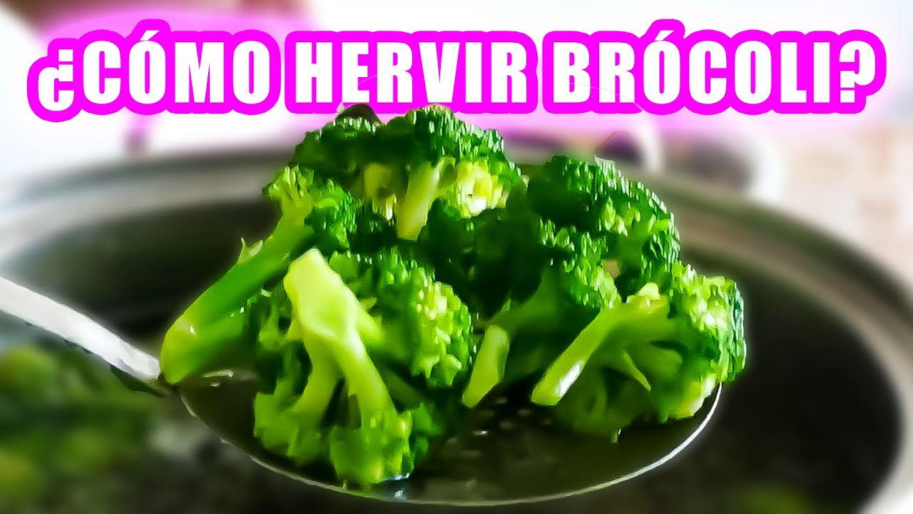 como HERVIR/COCINAR BRÓCOLI y aprovechar el tallo YouTube