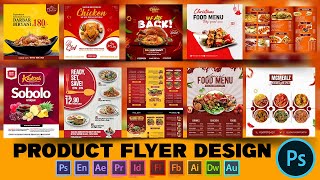 JPEG - FREE FOOD FLYERS 2023 DESIGN TUTORIALS - 100% EDITABLE - NO PASSWORD - FREE COPYRIGHT