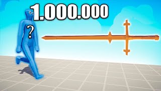 1.000.000 DAMAGE KING SWORD vs RANDOM UNITS - TABS | Totally Accurate Battle Simulator 2024