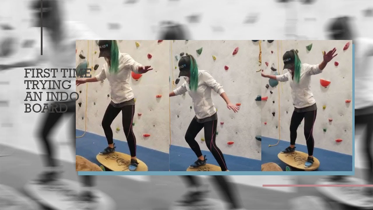 First time trying an Indo Board Indo Board Beginner YouTube