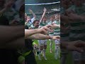 Martin O'Neill takes the acclaim of the Celtic support! 💚🤣