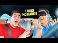 Driving BLINDFOLDED In Front Of My Friends!