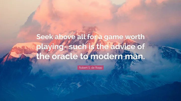 Robert de Ropp - The Master Game (interview - read...