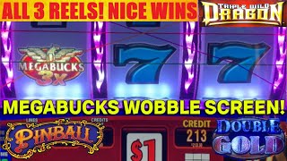 I Got a crazy WOBBLE Spin on MEGABUCKS + I have never seen this many Double 5 Bars land on same spin