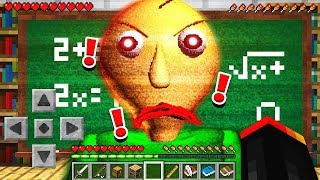 BALDIS BASICS SCHOOL in MINECRAFT?! *SECRET ROOM* screenshot 5