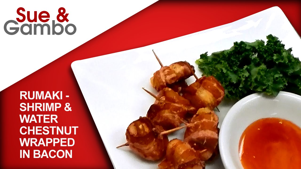 Rumaki Bacon Wrapped Scallop and Water Chestnut YouTube