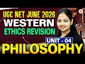 UGC NET Philosophy | UGC NET Philosophy Unit 4 Western Ethics Revision | By Tejasvi Mam