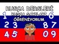 Rusça Dersleri l Rusça Sayıları Öğreniyorum! Yazılış ve Okunuşlarıyla