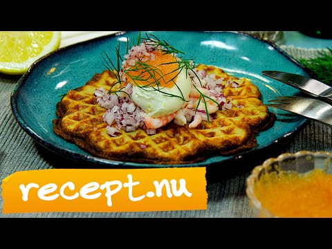 Mitt kök: Tommy Myllymäki lagar potatisvåffla med löjröm - TV4