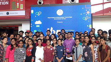 International Blockchain Congress, Goa -- College students posing for the perfect shot