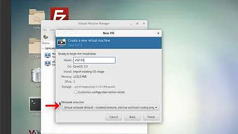 Installing vSZ on KVM using CentOS 7