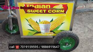 Sweet Corn Trolley 2024                                            SS Indian Sweet Corn Trolley
