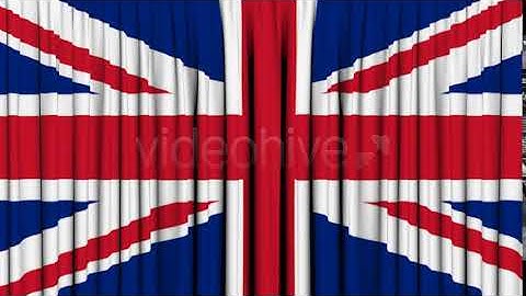 United Kingdom Curtain Open | Motion Graphics - Envato elements