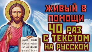 Молитва живые помощи. Псалом 90 на русском языке 40 раз