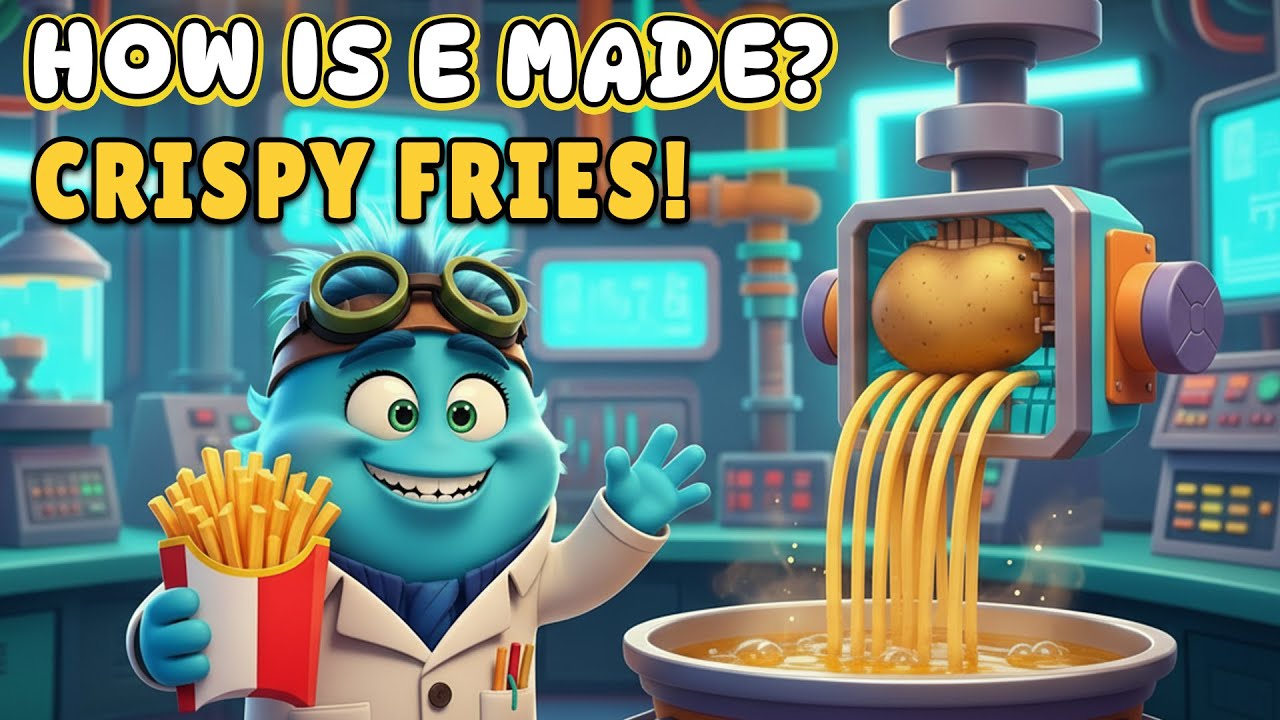 How are F for French Fries Made? 🍟 | Professor Pip's Alphabet Wonders!