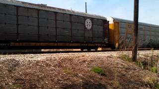 Indiana Harbor Belt -Union Pacific slow roll auto rack train