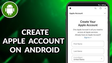 How To Create Apple ID Account On Android Phone