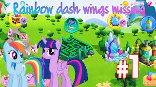 My Little Pony Gameplay Rainbow Dash Wings Missing.....