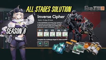 【GFL2】Inverse Cipher SEASON 8 ALL Puzzles Solutions! - Girls Frontline 2: Exilium